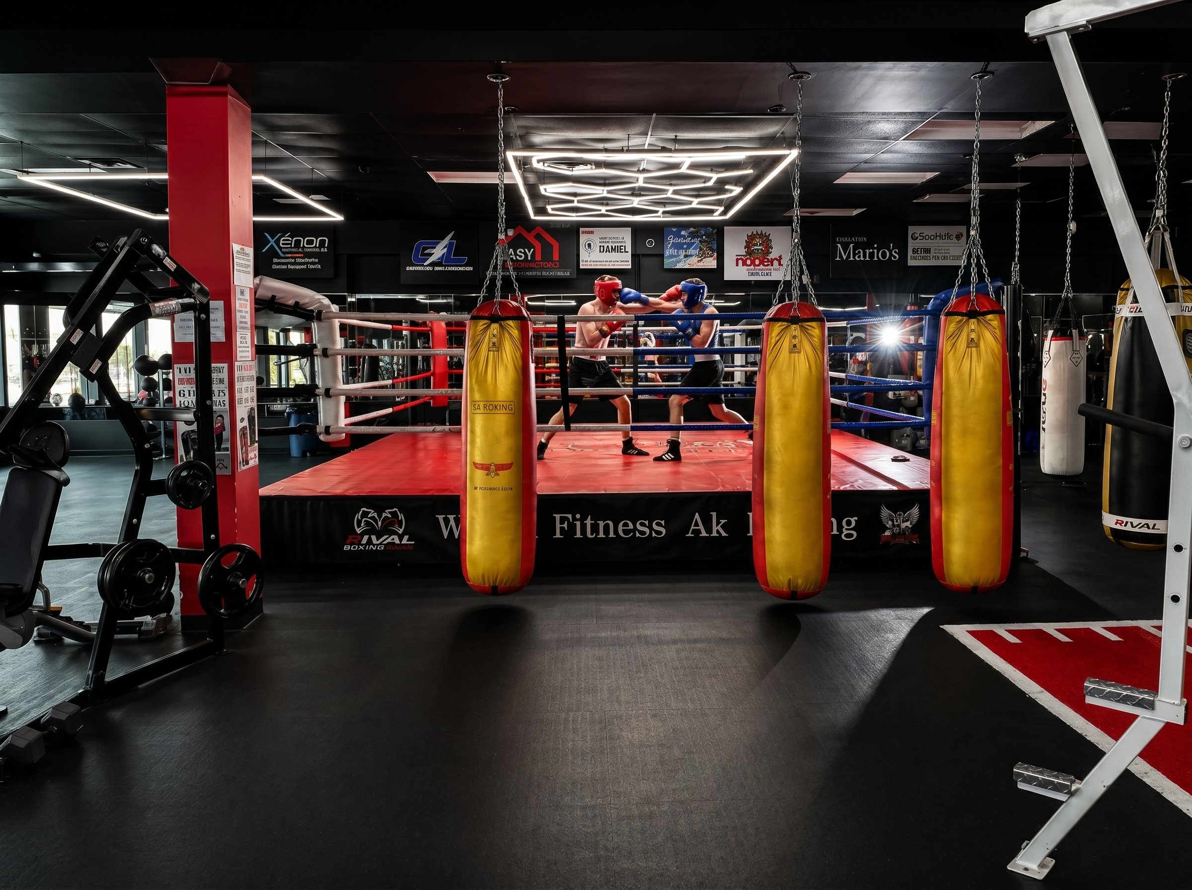 Ring de boxe World Fitness Ak Boxing